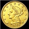 Image 1 : 1889 $2.50 Gold Quarter Eagle NICELY CIRCULATED