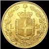 Image 2 : 1882-R Italy .1867oz Gold 20 Lire UNCIRCULATED