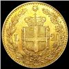 Image 2 : 1882-R Italy .1867oz Gold 20 Lire UNCIRCULATED