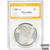1881-S Morgan Silver Dollar PGA MS66