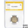 1890 Liberty Victory Nickel PGA MS65+