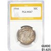 1944 Walking Liberty Half Dollar PGA MS67