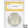1891 Morgan Silver Dollar PGA MS63