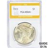 Image 1 : 1923 Silver Peace Dollar PGA MS64+