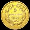 Image 2 : 1854 $3 Gold Piece UNCIRCULATED