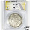 Image 1 : 1921-D Morgan Silver Dollar ANACS MS64