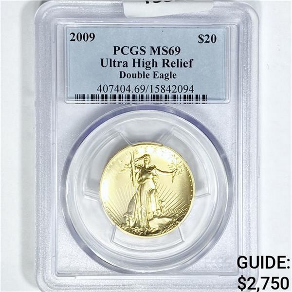 2009 $20 Gold Double Eagle PCGS MS69 Ultra HR