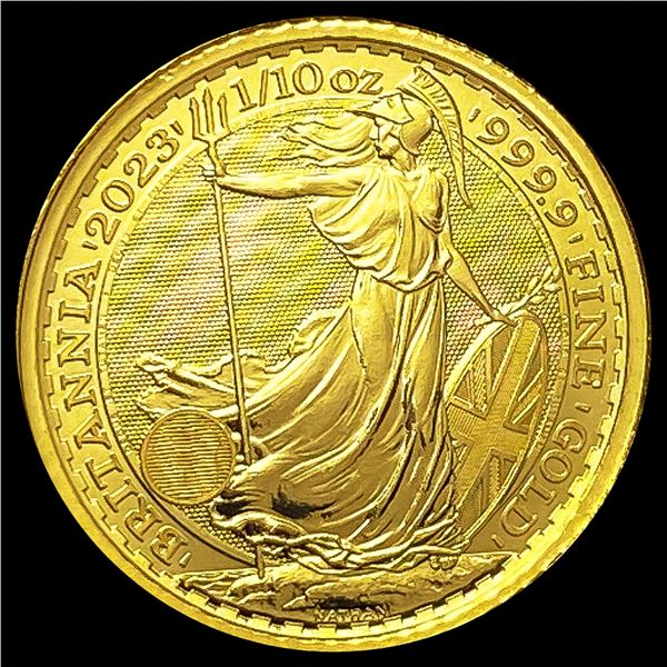 2023 G.B. 1/10oz Gold 10 Pounds GEM PROOF