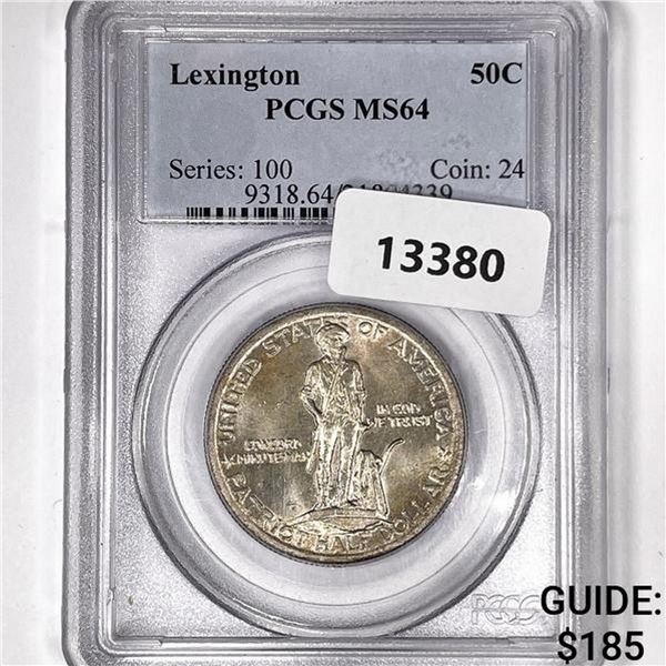 1925 Lexington Half Dollar PCGS MS64