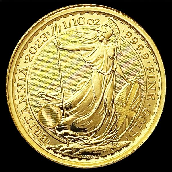 2023 G.B. 1/10oz Gold 10 Pounds GEM PROOF