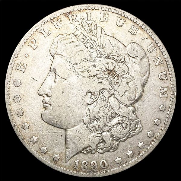 1890-CC Morgan Silver Dollar LIGHTLY CIRCULATED
