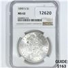 Image 1 : 1890-S Morgan Silver Dollar NGC MS62
