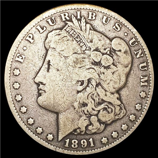 1891-CC Morgan Silver Dollar NICELY CIRCULATED