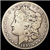 Image 1 : 1891-CC Morgan Silver Dollar NICELY CIRCULATED