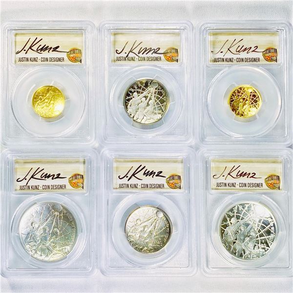 2020 Gold/Silv Bball Complete Set PCGS MS70