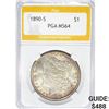 1890-S Morgan Silver Dollar PGA MS64