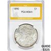 Image 1 : 1890 Morgan Silver Dollar PGA MS64+