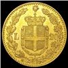 Image 2 : 1882-R Italy .1867oz Gold 20 Lire UNCIRCULATED