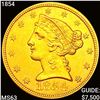 Image 1 : 1854 $5 Gold Half Eagle UNCIRCULATED