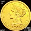 Image 1 : 1844-O $5 Gold Half Eagle UNCIRCULATED