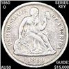 Image 1 : 1860-O SERIES KEY Seated Liberty Dime HIGH GRADE