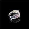 Image 2 : 3.7 DWT 14 KT Wht Gold Dmnd & Gems Ring Sz 6.5