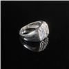 Image 2 : 3.2 DWT 14 KT Wht Gold Dmnd & Gems Ring Sz 7