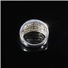 Image 2 : 4.9 DWT 14 KT Wht Gold Dmnds Ring Sz 7