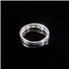 Image 2 : 1.9 DWT 14 KT Wht Gold Dmnds Ring Sz 7