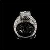 Image 2 : 4.4 DWT 14 KT Wht Gold Dmnds Ring Sz 6.5