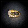 Image 2 : 3.9 DWT 10 KT Gold w/ Diamond Ring Sz: 9.5