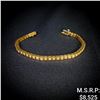 Image 1 : 11 DWT 14 KT Gold w/ Diamond Bracelet