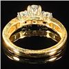 Image 2 : 2.6 DWT 14 KT Gold Diamond Ring Sz: 6.5