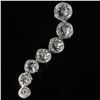 Image 2 : 1.4 DWT 10 KT Wht Gold Pendant w/ Diamond Lining