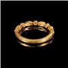 Image 2 : 1.5 DWT 14 KT Gold w/ Dmnd Lining Ring Sz 6.5