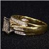Image 2 : 2.7 DWT 10 KT Gold w/ Diamond Ring Sz: 7