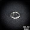 Image 1 : 2.2 DWT 14 KT Wht Gold Ring w/ Diamond Sz:4.5