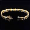 Image 2 : 6.2 DWT 10 KT Gold Bracelet /w Diamonds