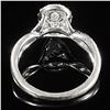 Image 2 : 1.9 DWT 14 KT Wht Gold Diamond Ring Sz: 5