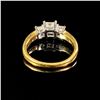 Image 2 : 2.5 DWT 14 KT Gold w/ Dmnds Ring Sz 6.5