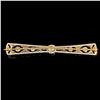 Image 2 : 4.3 DWT Plt KT Wht Gold Brooche w/ Dmnds