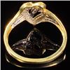 Image 2 : 1.7 DWT 10 KT Gold Hrts w/ Diamond Ring Sz:10