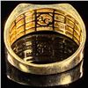 Image 2 : 3 DWT 10 KT Gold w/ Diamond Ring Sz: 9