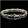 Image 2 : 5.2 DWT 14 KT Wht Gold With Diamonds Bracelet