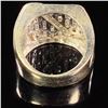 Image 2 : 9.8 DWT 10 KT Wht Gold w/ Diamond Ring Sz:9.5