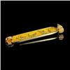 Image 3 : 3.8 DWT 18 KT Gold Hieroglyphs Pendant