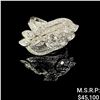 Image 1 : 8 DWT Plt Dmnd Lining Ring Sz 6.5