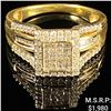 Image 1 : 2.5 DWT 10 KT Gold w/ Diamond Ring Sz: 6.5