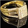 Image 3 : 2.5 DWT 10 KT Gold w/ Diamond Ring Sz: 6.5