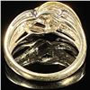 Image 2 : 2.1 DWT 10 KT Gold w/ Diamond Ring Sz:5.5